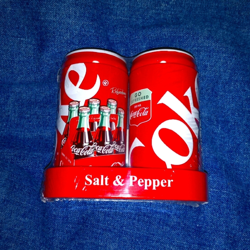 New Coke Cola Salt and Pepper Shaker